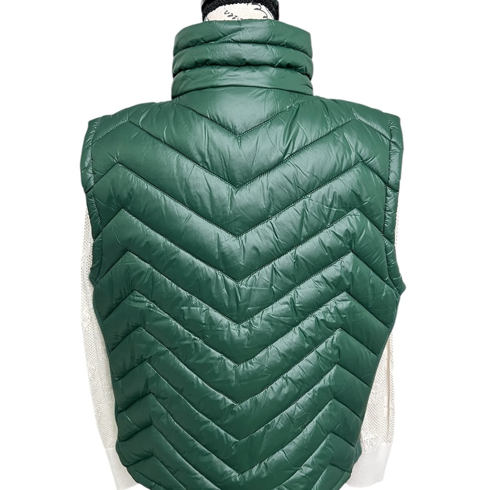 Calvin Klein Forest Green Quilted Vest - Picture 7 of 10